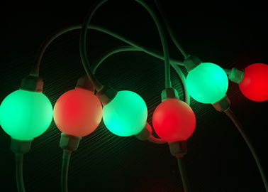PVC 물자 RGB LED 화소 공 어드레스로 불러낼 수 있는 풀 컬러 0.028 Amps 25 Triklits