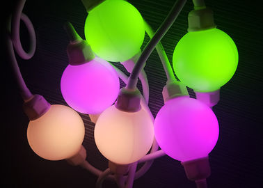 PVC 물자 RGB LED 화소 공 어드레스로 불러낼 수 있는 풀 컬러 0.028 Amps 25 Triklits