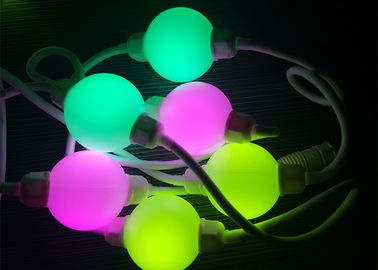 PVC 물자 RGB LED 화소 공 어드레스로 불러낼 수 있는 풀 컬러 0.028 Amps 25 Triklits