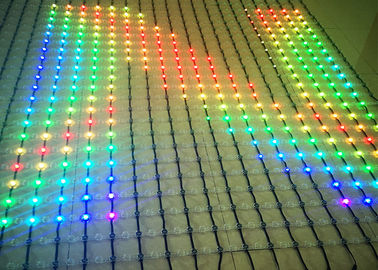 휴일 사건 사용 LED 그물 메시 요전같은 빛 똑똑한 통제 메시 끈 빛
